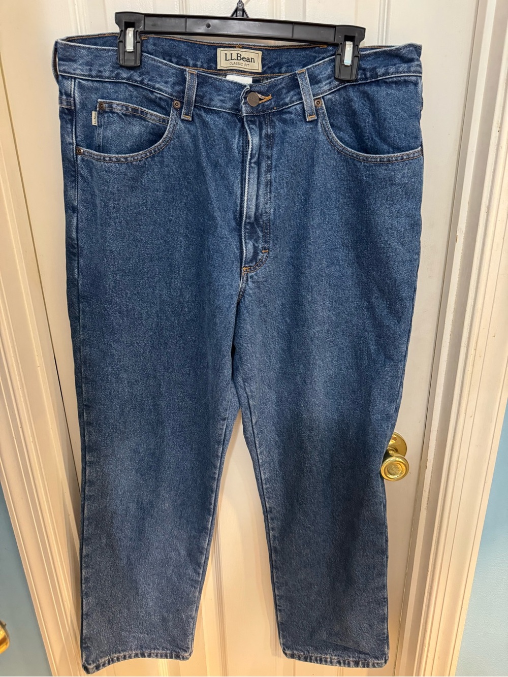 L.L. Bean Men’s Classic Fit Lined Denim Jeans